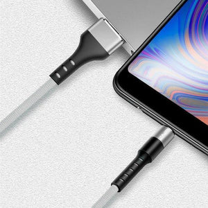 Planet Gates China / Silver / 1.0m Type C Cable ZNP USB Type C Cable Fast Charger Cable For Samsung Galaxy S9 S8 Huawei Mate 20 Pro Quick Charging USB Type-C Phone Charge Cable