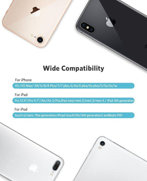 Planet Gates China / Silver / 1m Ugreen MFi USB Cable for iPhone Xs Max 7 Plus 2.4A Fast Charging Lightning Cable for iPhone 6 USB Data Cable Phone Charger Cable