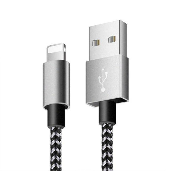 Planet Gates China / silver black / 25cm Suntaiho 10-Pack usb cable for iphone cable fast charging for iPhone 7 plus XS MAX 8 XR 5s 6s X iPad SE Phone USB Charger Cable