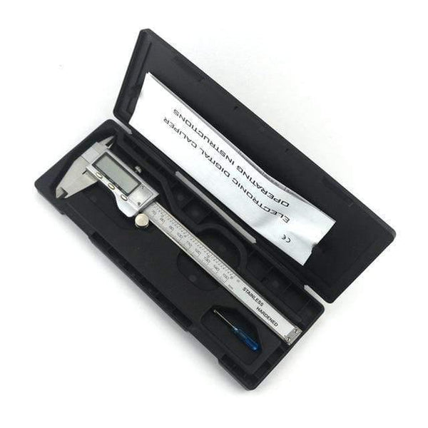 Planet Gates China / Silver Digital Vernier Caliper 6 Inch 150mm Stainless Steel Electronic Caliper Micrometer Depth Measuring Tools