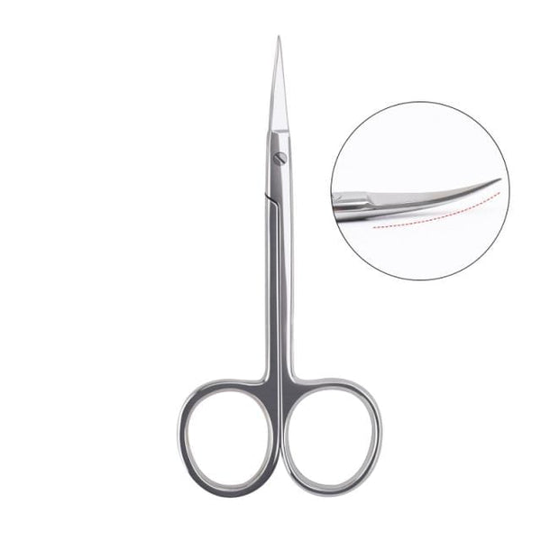 Planet Gates China / silver Manicure Scissors Curved Tip Scissors Professional Stainless Steel Nail Dead Skin Remover Nail Clipper Salon Nail Tools