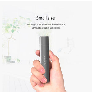 Planet Gates China / Silver ORICO 2600mAh External Battery Pack 5V1.5A Aluminum Power Bank with SOS Flashlight Portable Silver/Golden/Pink