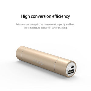 Planet Gates China / Silver ORICO 2600mAh External Battery Pack 5V1.5A Aluminum Power Bank with SOS Flashlight Portable Silver/Golden/Pink