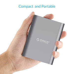 Planet Gates China / Silver ORICO Q1 QC2.0 Power Bank Aluminum 10400mAh Quick Charger 5V2A / 9V1.8A / 12V1.5A Portable and Universal