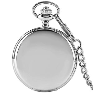 Planet Gates China Silver Smooth Pendant Causal Cool Men Gift Chain Modern  Women Pocket Watch  Fashion Necklace Quartz Children Xmas