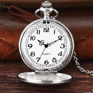 Planet Gates China Silver Smooth Pendant Causal Cool Men Gift Chain Modern  Women Pocket Watch  Fashion Necklace Quartz Children Xmas