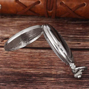 Planet Gates China Silver Smooth Pendant Causal Cool Men Gift Chain Modern  Women Pocket Watch  Fashion Necklace Quartz Children Xmas