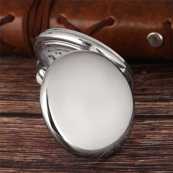Planet Gates China Silver Smooth Pendant Causal Cool Men Gift Chain Modern  Women Pocket Watch  Fashion Necklace Quartz Children Xmas