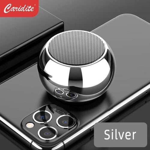 Planet Gates China / silver / Speaker Caridite 2021 Popular Tws Super Mini Multi-Function Outdoor Sports Portable Round Small Steel Cannon Wireless Bt Speaker