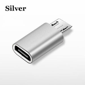 Planet Gates China / Silver Suntaiho Type c to Micro USB Android Phone Cable Adapter Charger Converter for Xiaomi Mi6 Mi5 Huawei P9 P10 letv Type-c Cable