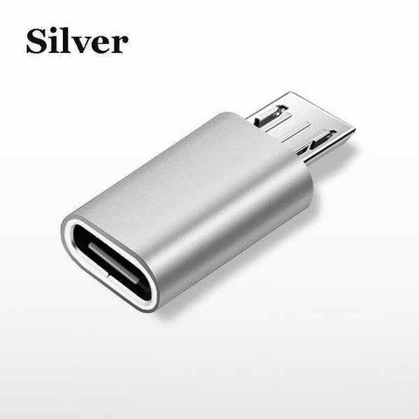 Planet Gates China / Silver Suntaiho Type c to Micro USB Android Phone Cable Adapter Charger Converter for Xiaomi Mi6 Mi5 Huawei P9 P10 letv Type-c Cable
