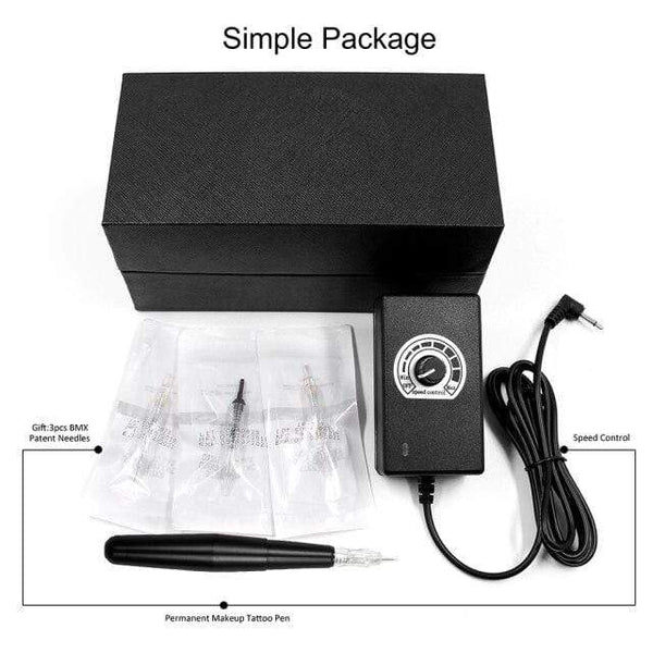 Planet Gates China / Simple E005 Biomaser Permanent Makeup Machine 35000 RPM Powerful Tattoo Pen Rotary Gun Tattoo Machine For Eyebrow Lip Black Tattoo Supplies