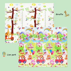 Planet Gates China / STYLE 2 / 200CM*150CM Baby Play Mat Foldable Xpe Puzzle Mat Educational Children's Carpet Double-sided Climbing Pad Kids Rug Activitys Games Toys