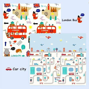 Planet Gates China / STYLE 4 / 200CM*150CM Baby Play Mat Foldable Xpe Puzzle Mat Educational Children's Carpet Double-sided Climbing Pad Kids Rug Activitys Games Toys
