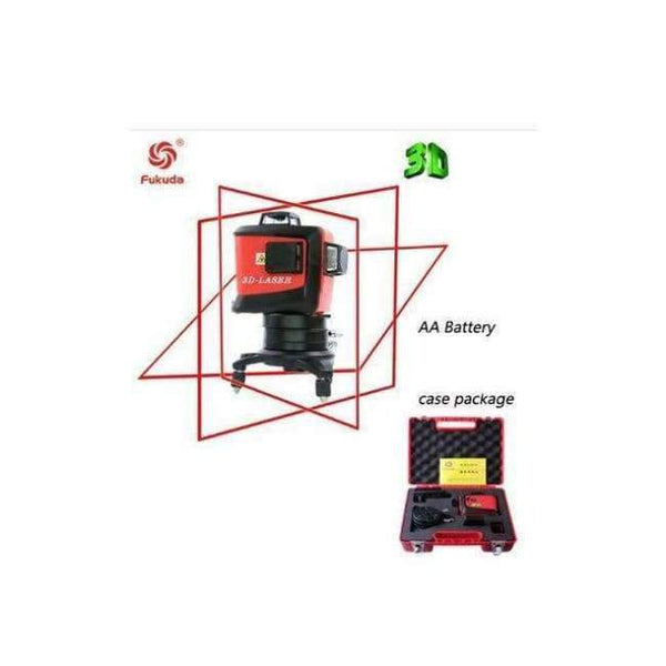 Planet Gates China / SuitCase AA Battery 3D 93T 12 Lines Laser Level Red Laser Beam Line Self-Leveling 360 Horizontal And Vertical Cross Super Powerful 3D Laser