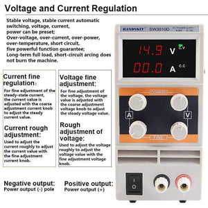 Planet Gates China SW3010D Mini 30V 10A Power Supplier Digital DC 110V/220V Voltage Switching Power Supply Adjustable DC Regulated Power