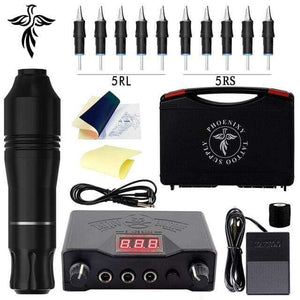 Planet Gates China / Tattoo Pen Set3 Professional Tattoo Kit Set Permanent Makeup Kit Rotary Machines Tattoo Power Supply Tattoo Needles Ink Complete Tools Supplies