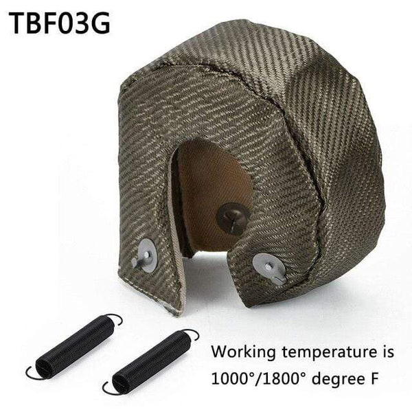 Planet Gates China / TBF03G WLR - 100% Full Titanium T3 Turbo Blanket Turbo Heat Shield Fit : T2 T25 T28 GT28 GT30 GT35 And Most T3 Turbo WLR1303-2T/TBF03