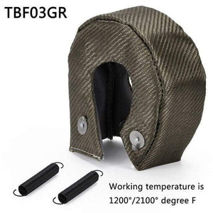 Planet Gates China / TBF03GR WLR - 100% Full Titanium T3 Turbo Blanket Turbo Heat Shield Fit : T2 T25 T28 GT28 GT30 GT35 And Most T3 Turbo WLR1303-2T/TBF03