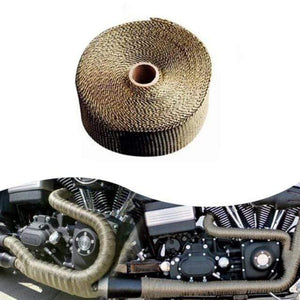 Planet Gates China / Titanium Motorcycle Exhaust Thermal Tape  Header Heat Wrap Manifold Insulation Roll 1.5mm*25mm*5m Turbo Heat Insulation Tape