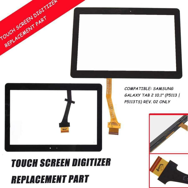 Planet Gates China Touch Screen Digitizer For Samsung Tab 2 10.1 P5113 P5113TS Monitors & Accessories Touchs Screen Panels