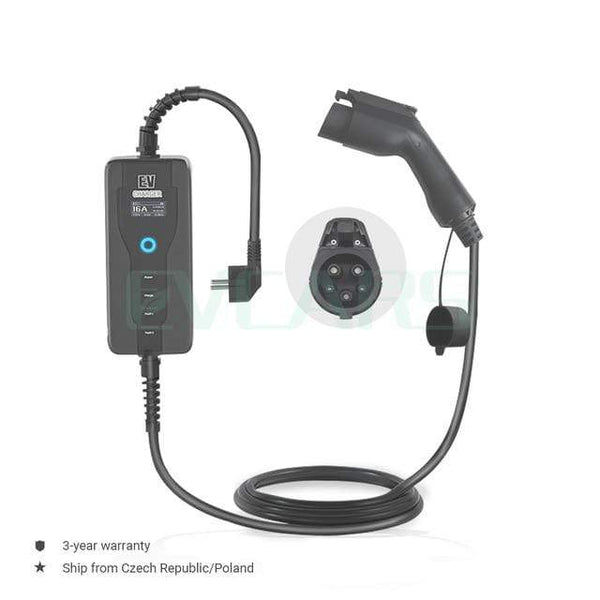 Planet Gates China / Type 1 10 m Portable EV Charger Level 2  J1772  Type 2  EVSE Controlle Electric Car Charging Stations 16A  230V Home Wallbox For Zoe Leaf