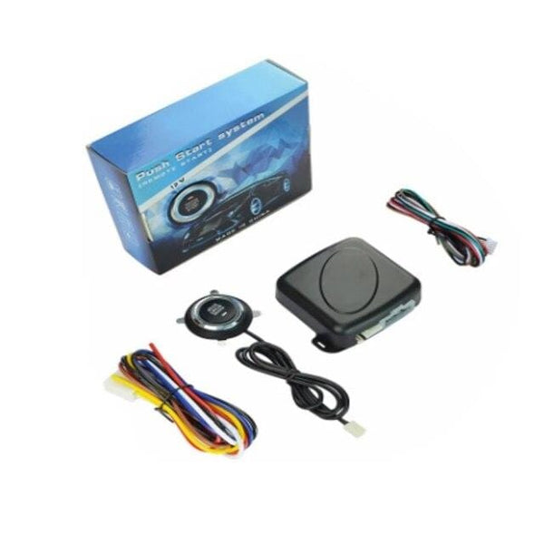 Planet Gates China / Type 1 Universal 12V Auto One Start Stop Engine Push Button Car Keyless Entry Start System Car Alarm PKE Remote Starter Stop