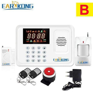 Planet Gates China / Type B Security Protection Wireless 433MHz GSM Alarm System White Color Home Burglar Alarm System Inside Antenna Keyboard Motion Sensor
