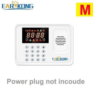 Planet Gates China / Type M Security Protection Wireless 433MHz GSM Alarm System White Color Home Burglar Alarm System Inside Antenna Keyboard Motion Sensor