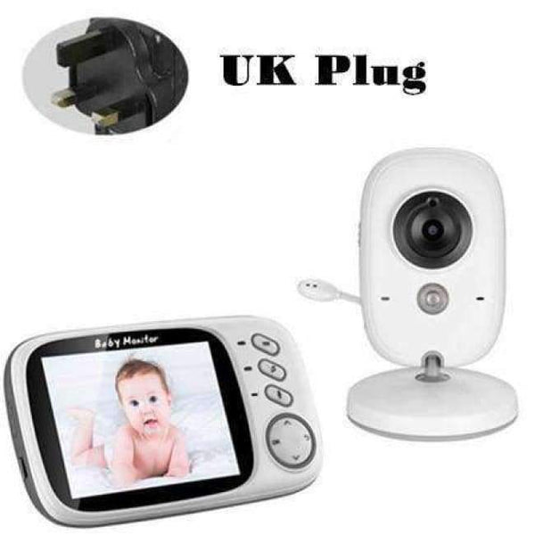 Planet Gates China / UK plug 3.2 inch Wireless Video Color Baby Monitor High Resolution Baby Nanny Security Camera Night Vision Temperature Monitoring