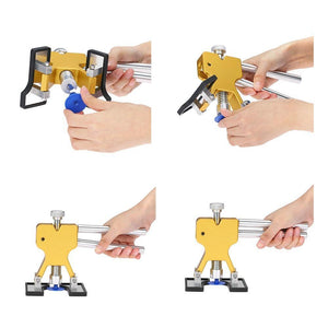 Planet Gates China Universal Car Dent Repair Puller Kit 18 Tabs Hail Removal Tool Car Body Paintless Dent Lifter Repair Tool for Car Motorcycle