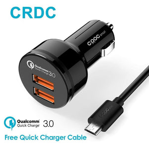 Planet Gates China / universality Car-Charger Quick Charge 3.0 Dual QC 3.0 USB Car Phone Charger for Xiaomi mi5 iPhone 7 Samsung Galaxy s8 7 6 LG Huawei Etc