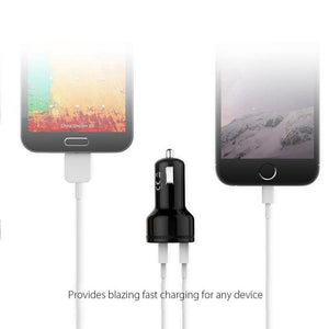 Car-Charger Quick Charge 3.0 Dual QC 3.0 USB Car Phone Charger for Xiaomi mi5 iPhone 7 Samsung Galaxy s8 7 6 LG Huawei Etc - Planet Gates