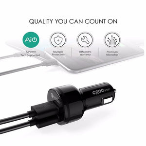 Planet Gates China / universality Car-Charger Quick Charge 3.0 Dual QC 3.0 USB Car Phone Charger for Xiaomi mi5 iPhone 7 Samsung Galaxy s8 7 6 LG Huawei Etc