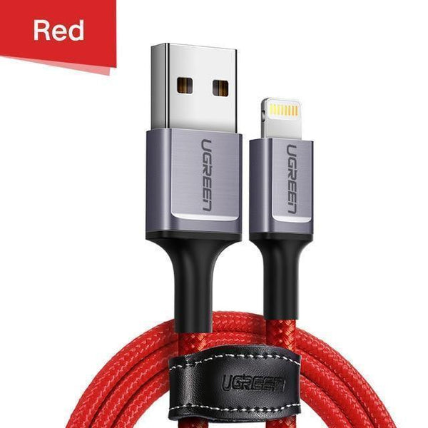Ugreen MFi USB Cable for iPhone Xs Max 7 Plus 2.4A Fast Charging Lightning Cable for iPhone 6 USB Data Cable Phone Charger Cable - Planet Gates