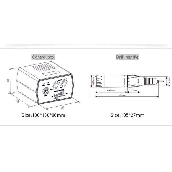 Planet Gates China / US 110V Nail Drill Manicure Set 30000 RPM Electric Nail Drill Machine Drills Accessory Speed Control Pedicure Manicure Tools