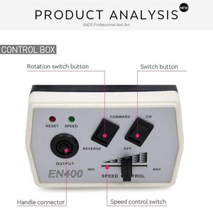 Planet Gates China / US 110V Nail Drill Manicure Set 30000 RPM Electric Nail Drill Machine Drills Accessory Speed Control Pedicure Manicure Tools