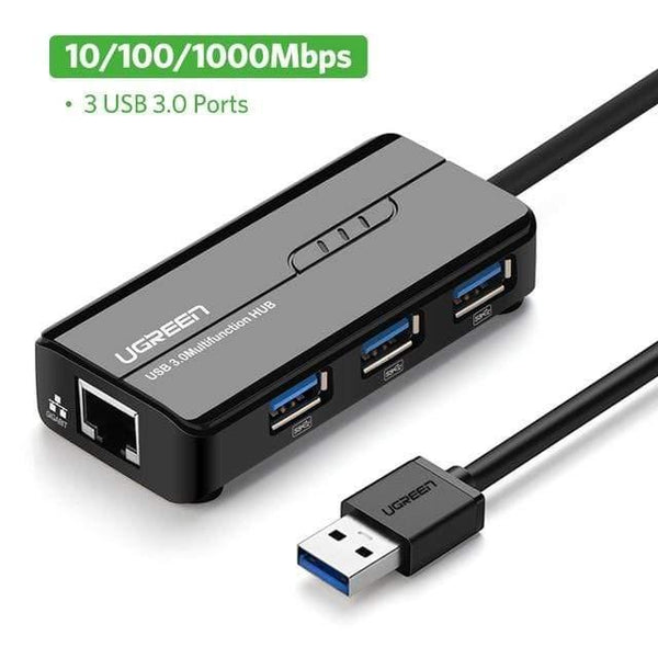 Planet Gates China / USB 3.0-1000Mbps USB Ethernet USB 3.0 2.0 to RJ45 HUB for Xiaomi Mi Box 3/S Set-top Box Ethernet Adapter