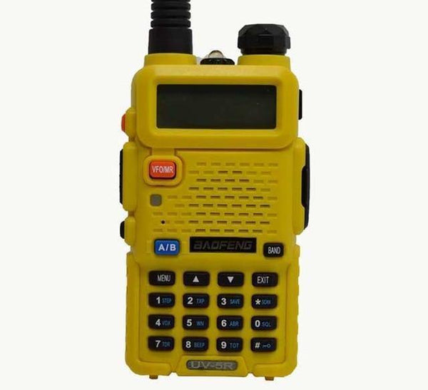 Planet Gates China / UV-5R yellow 5W Portable Radios Baofeng UV5R two way radio Walkie-talkie 5W vhf uhf dual band Communication Equipment