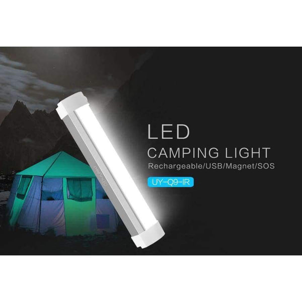 Uyled Patented Design Q9Ir Sos Emergency Led Light With Remote Control Magnetic Camping Rechargeable Outdoor Portable Lantern