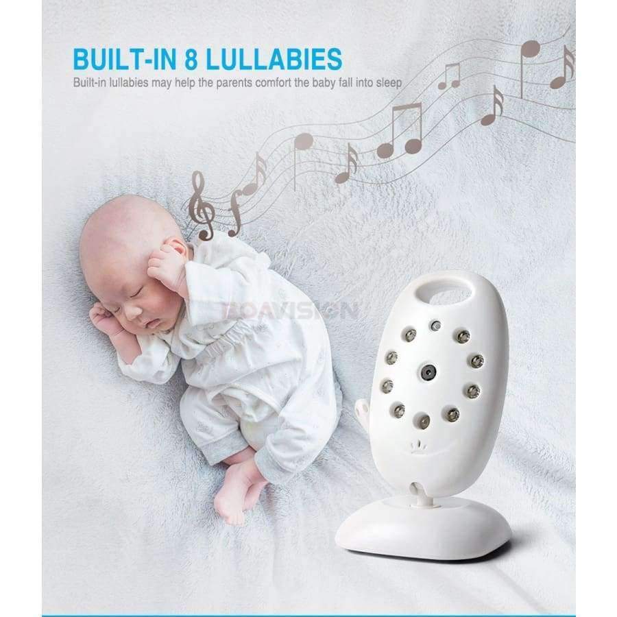 Planet Gates China VB601 2.4Ghz Video Baby Monitors Wireless 2.0 Inch LCD Screen 2 Way Talk IR Night Vision Temperature Security Camera 8 Lullabies