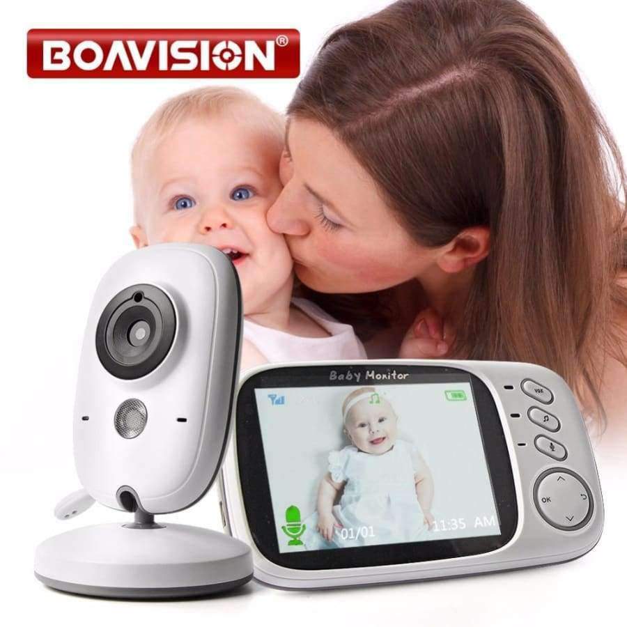 Planet Gates China VB603 Video Baby Monitor 2.4G Wireless With 3.2 Inches LCD 2 Way Audio Talk Night Vision Surveillance Security Camera Babysitter