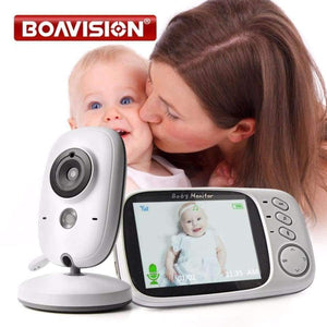 Planet Gates China VB603 Video Baby Monitor 2.4G Wireless With 3.2 Inches LCD 2 Way Audio Talk Night Vision Surveillance Security Camera Babysitter
