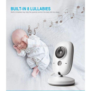 Planet Gates China VB603 Video Baby Monitor 2.4G Wireless With 3.2 Inches LCD 2 Way Audio Talk Night Vision Surveillance Security Camera Babysitter