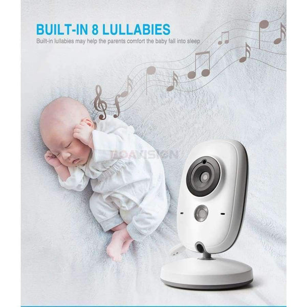 Planet Gates China VB603 Video Baby Monitor 2.4G Wireless With 3.2 Inches LCD 2 Way Audio Talk Night Vision Surveillance Security Camera Babysitter
