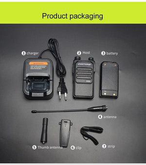 Planet Gates China Walkie Talkie UHF 400-480MHz 10W Two Way Radio HF Transceiver Communication Equipment Ham Radio Portable Transceiver