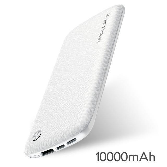 Planet Gates Baseus 10000mAh USB Power Bank 15mm Ultra Slim Powerbank Portable External Battery Charger For iPhone Mobile Phone Poverbank