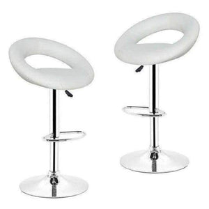 Planet Gates China / White 2 spcs fashion bar chair Synthetic Adjustable Swivel Bar Stools Kitchen Home Bar Furniture Chair Stool France in Stock HWC