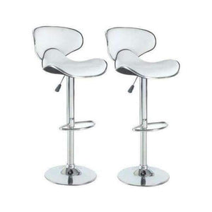 Planet Gates China / white 2pcs PU Leather Swivel Bar Stools Chairs Height Adjustable Swivel Modern Style Kitchen Counter Pub Chair Barstools 5 Colors HWC