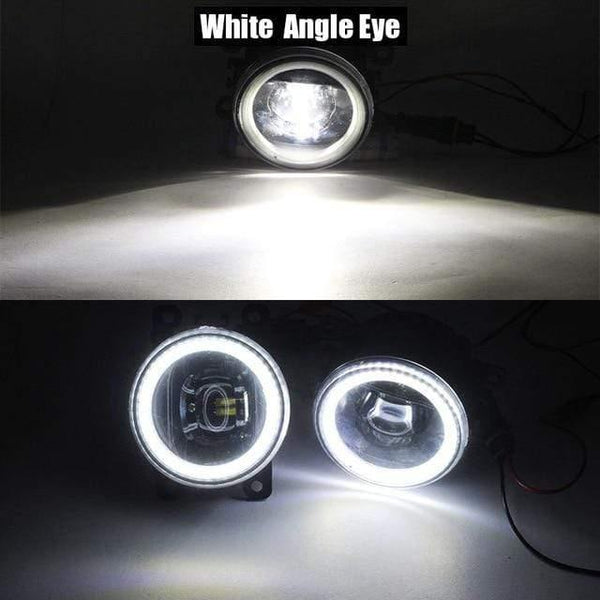 Planet Gates China / White Angel Eye 2 Pieces Car LED Bulb 4000LM Fog Light Angel Eye Daytime Running Light DRL 12V High Bright For Subaru WRX STI 2015 2016
